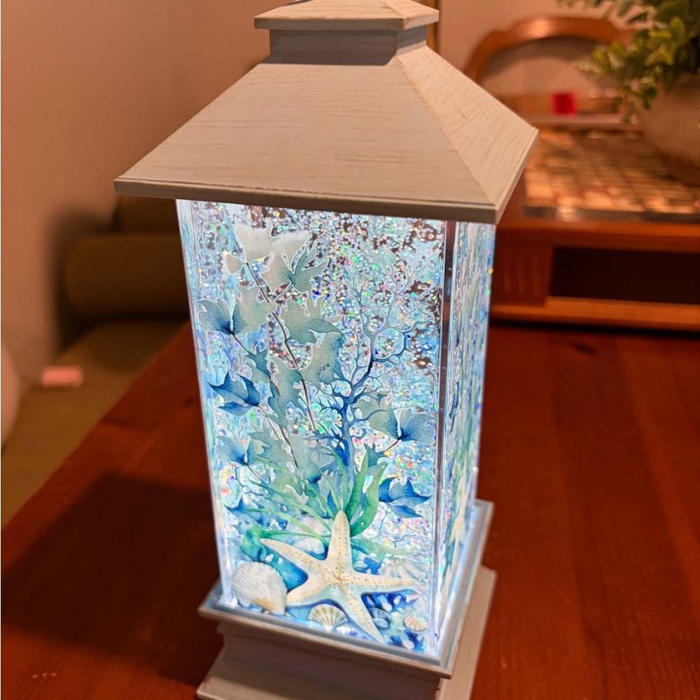 Coastal Blue Decorative Lantern